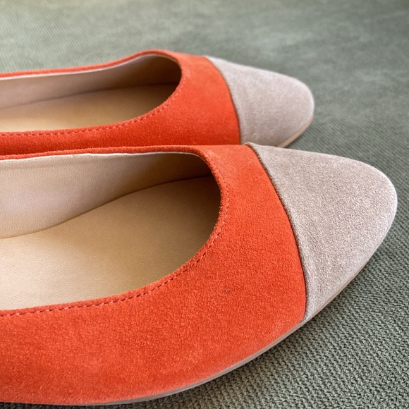 Anthropologie Seychelles Just The Beginning Colorblock Flats Women's Size 10 - Picture 3 of 11